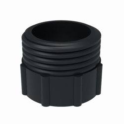 Thread adapter for SafetyCaps / SafetyWasteCaps, female thread