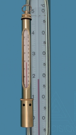 Well scoop thermometers