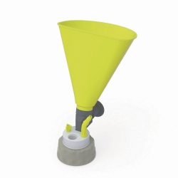 b.safe Waste Caps S 51, PP, mit Einfülltrichter