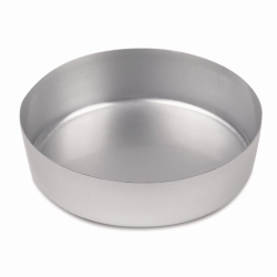 Weighing dishes, aluminium, smooth walls