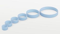 Marking rings ColorTag, silicone, 27 mm