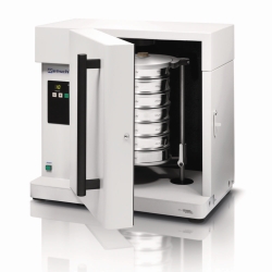 Analytical sieve shakers AS 200 tap, with sound protection cabinet