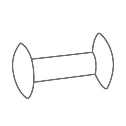 Magnetic stirring bars Ikaflon®, bone, PTFE