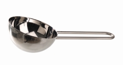 Portioning ladles, stainless steel