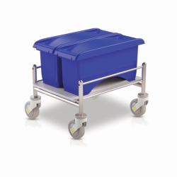 Cleaning trolleys Clino&reg; CR mini EM-CR1, stainless steel