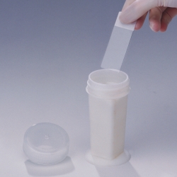 Staining jars coplin, PP, with screw cap