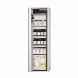 Safety Storage Cabinets S-PHOENIX Vol. 2-90 with Folding Door, 4 shelves, powder-coated sheet steel