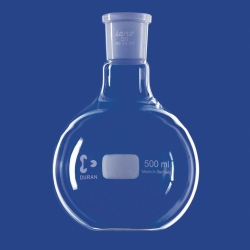 Flat bottom flasks with conical ground joint, DURAN®