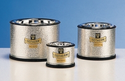 Dewar flasks, shallow form, for CO2 and LN2