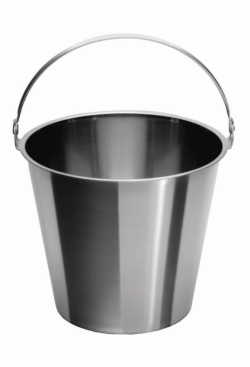 Buckets, 18/10 steel