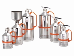 Safety cans for solvents, with screw-cap 1¼", unpolished