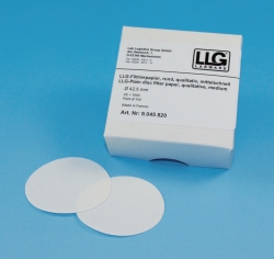 LLG-Filtrierpapiere, qualitativ, Rundfilter, langsam