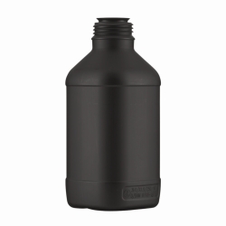 Enghalsflaschen ohne Verschluss Serie 308/310, HDPE, UN-Zulassung, schwarz