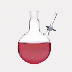 Nitrogen flasks with stopcock, borosilicate glass 3.3