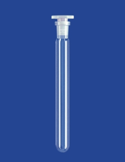 Test tubes, DURAN® tubing, without graduation, with NS joint, with PE stopper