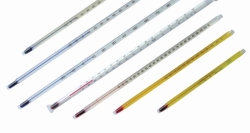 LLG-General purpose thermometer, red filling, immersion depth total