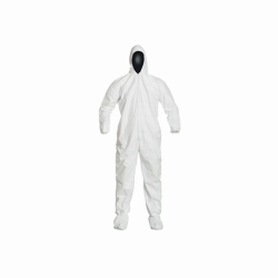 Combinaison jetable Tyvek&reg;IsoClean&reg;, avec capuche, st&eacute;rile