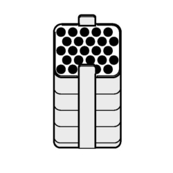 Adapters for rectangular buckets 250 ml for swing-out rotor A-4-62