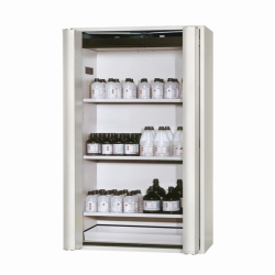 Safety Storage Cabinets S-PHOENIX Vol. 2-90 with Folding Doors, 3 shelves, powder-coated sheet steel