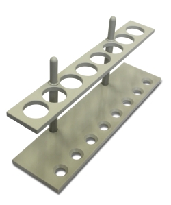 Rack for Mojonnier Flasks