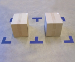 Floor markings DuraStripe® Supreme V, Round corners