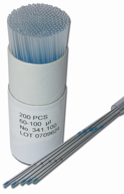Spare glass capillary for positive displacement micropipettes Acura® capillary 846