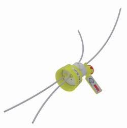 b.safe Caps, GL 45, PPS, with stopcocks