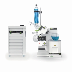 Rotary evaporator Rotavapor® R-300 system, with Interface I-300, heating bath B-305 and recirculating chiller F-305