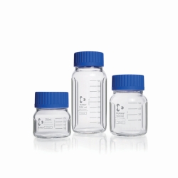 Baffled Wide-mouth bottles, GLS 80®, DURAN®, with screw cap