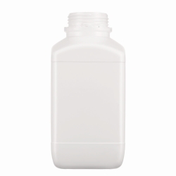 Square reagent bottles without closure, HDPE