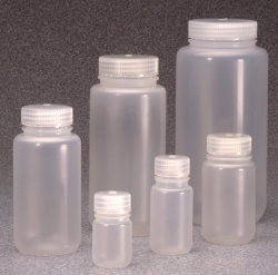 Wide-mouth packaging bottles Nalgene™ PPCO, with closure, PP