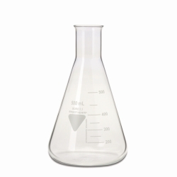 Erlenmeyer flasks, Borosilicate glass 3.3, narrow neck