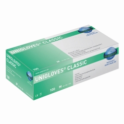 Disposable Gloves, Classic, Latex, powdered