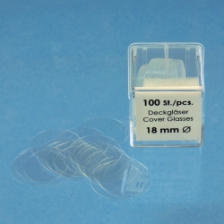 Deckgläser, rund