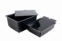 Collecting trays, HDPE, electrically conductive