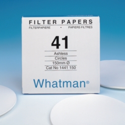 Filter paper, grade 41, quantitative, circles