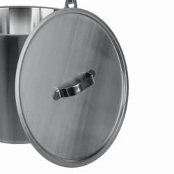 Lids for buckets, 18/10 steel