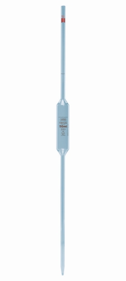 Volumetric pipettes Volac FORTUNA®, glass, class AS, 1 mark, amber graduation