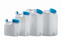 Wide-mouth jerrycans, HDPE