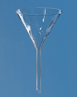 Funnels, Borosilicate glass 3.3, fluted interior