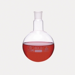 Round bottom flasks, borosilicate glass 3.3