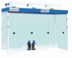Fume Hoods LABOPUR® H Series, larger trapezoidal opening, 3 filter units