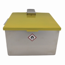 Cleaning tanks, stainless steel V4A, square