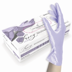Disposable Gloves Fancy Purple, Nitrile