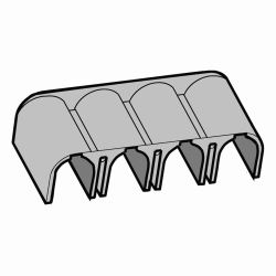Locking clips for multichannel pipettes