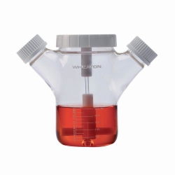 Spinnerflasche mit zwei Seitenhälsen Celstir®