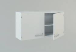 Wall-mounted cabinets with two doors
