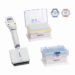 Micropipettes multicanaux Eppendorf Xplorer&reg; plus, volume variable, kit de d&eacute;marrage