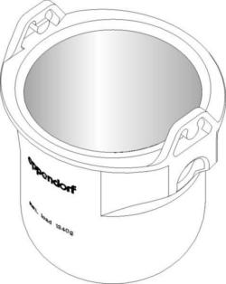 Rundbecher f&uuml;r Ausschwingrotor S-4x1000