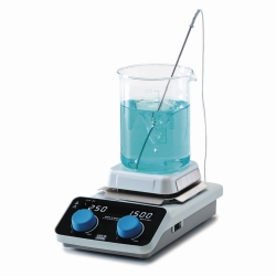 Magnetrührer mit Heizung AREC 4 Digital Set, mit Temperaturfühler